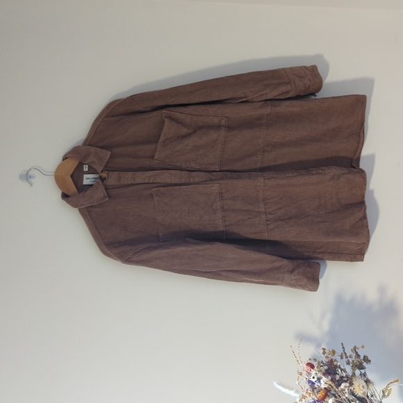 ASOS (Collusion) brown mini corduroy shirt dress - Picture 5 of 12